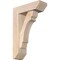 Ekena Millwork Olympic Slat Smooth Bracket w/ Offset Brace, Douglas Fir, 5 1/2"W x 16"D x 24"H BKT0604X16X24OLY06SDF - alternate 1